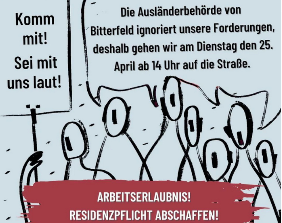 25.4. Bitterfeld: Gemeinsam für Gerechtigkeit und gleiche Rechte für alle!